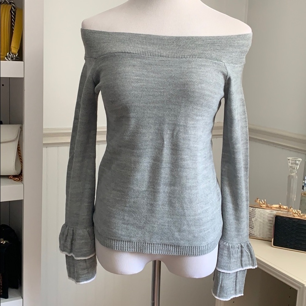 Ruffle Cuff Lightweight Sweater Y2K - Picture 8 of 10